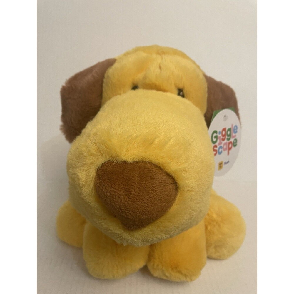 Giggle Scape Dog Plush Puppy Target Toy Yellow Brown Cuddly Stuffed Animal 2024